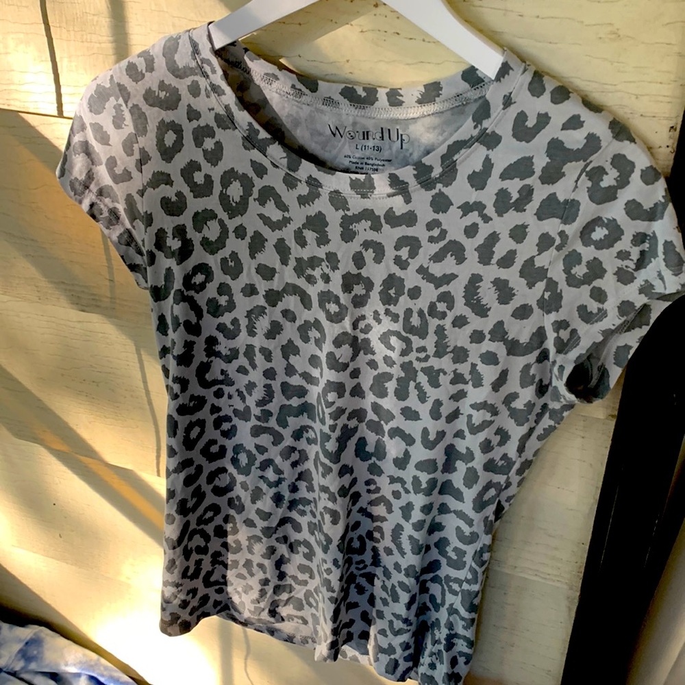 Girls Leoprint Tee